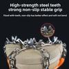 Outdoor Winter Hiking Climbing Snow Spikes Crampons Cleats Chain Claws Grips Boots Cover Ice Gripper Spike for Shoes Anti Slip