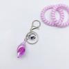 Bunter Muschelglocken-Schlüsselanhänger Stilvoller Acryl-Anhänger Schlüsselanhänger Acryllegierung Schlüsselanhänger Modischer Taschenanhänger