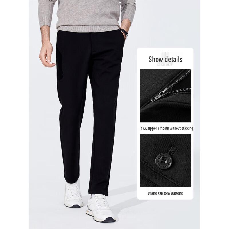 Navigare Men s Fleece-Lined Straight-Leg Trousers 32