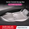 For 24 BYD Yuan PLUS Central Control Lower Storage Box Silicone Storage Box Anti-Slip Waterproof Car Interior Modify Accessories