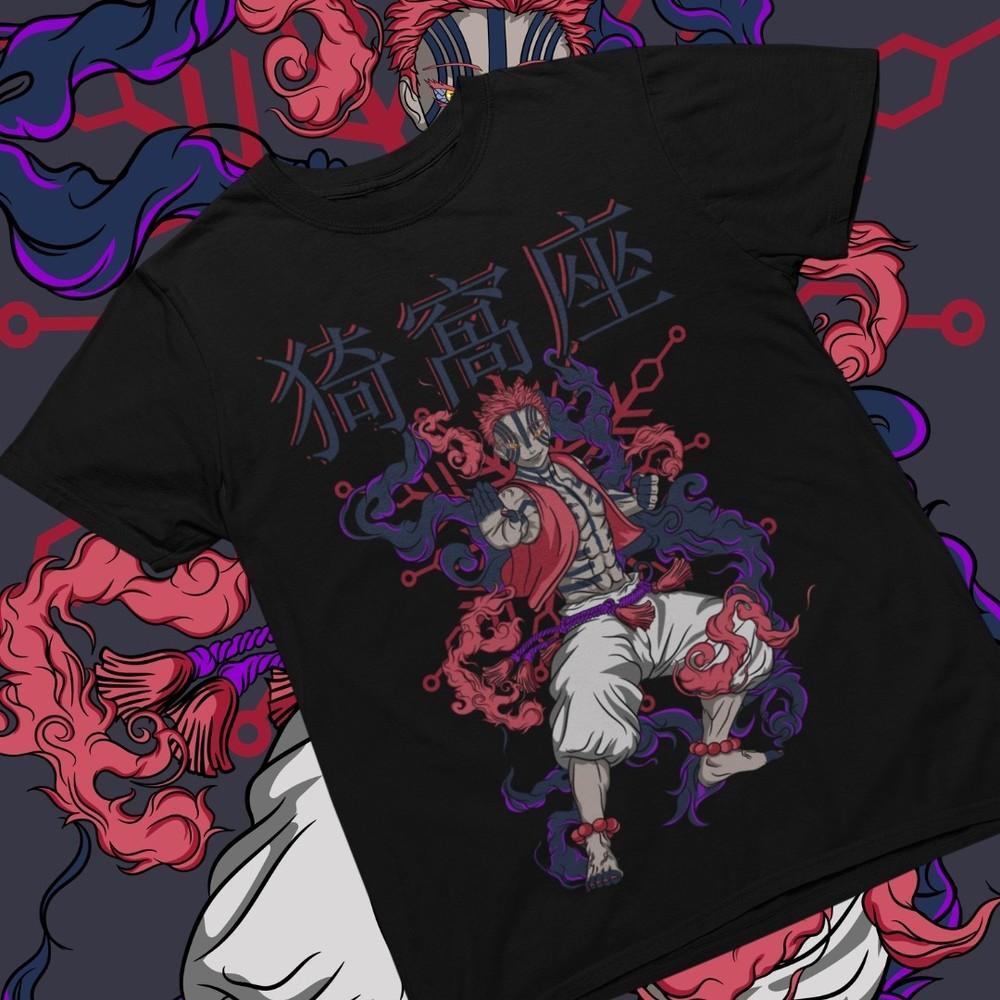 Akaza Demon Slayer TShirt Kimetsu no Yaiba Tee S