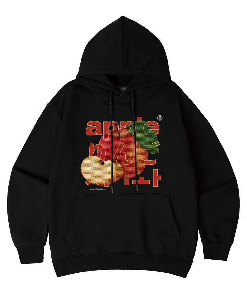 [Fleece-Lined/Non-Fleece-Lined] Apple Mix Oversized Hoodie 3 Colors (Type A)