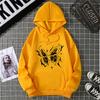 Autumn Winter Women's Thickened Fleece Hoodie Casual Long Sleeve Fashion Outerwear Printed Sweatshirt Comfortable