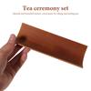 Tea Spoons Set Accessories for Lovers Gift Chinese Tong Ceremony Gongfu Utensils Loose Scoop Light Brown