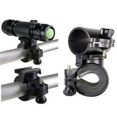 Torch Clamp Lamp Clip Mount Clip  Flashlight Mount Flashlight Holder Accessories Bike Black LED Head Light Quick-release