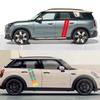 For MINI Cooper S One JCW F56 F55 F60 R56 R60 R61 R56 F54 Accessories Car Side Racing Stripes Car Vinyl Stickers Decals Decor