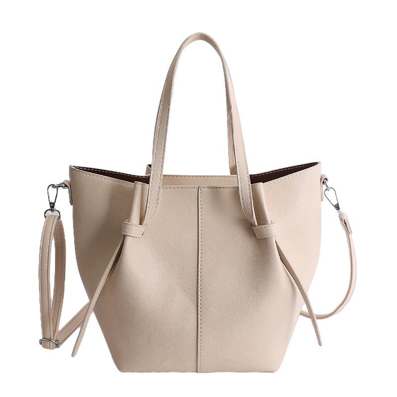 Faux Leather Tote Bag Women Fashi Shoulder Bag with Crossbody Bag for Daily Use