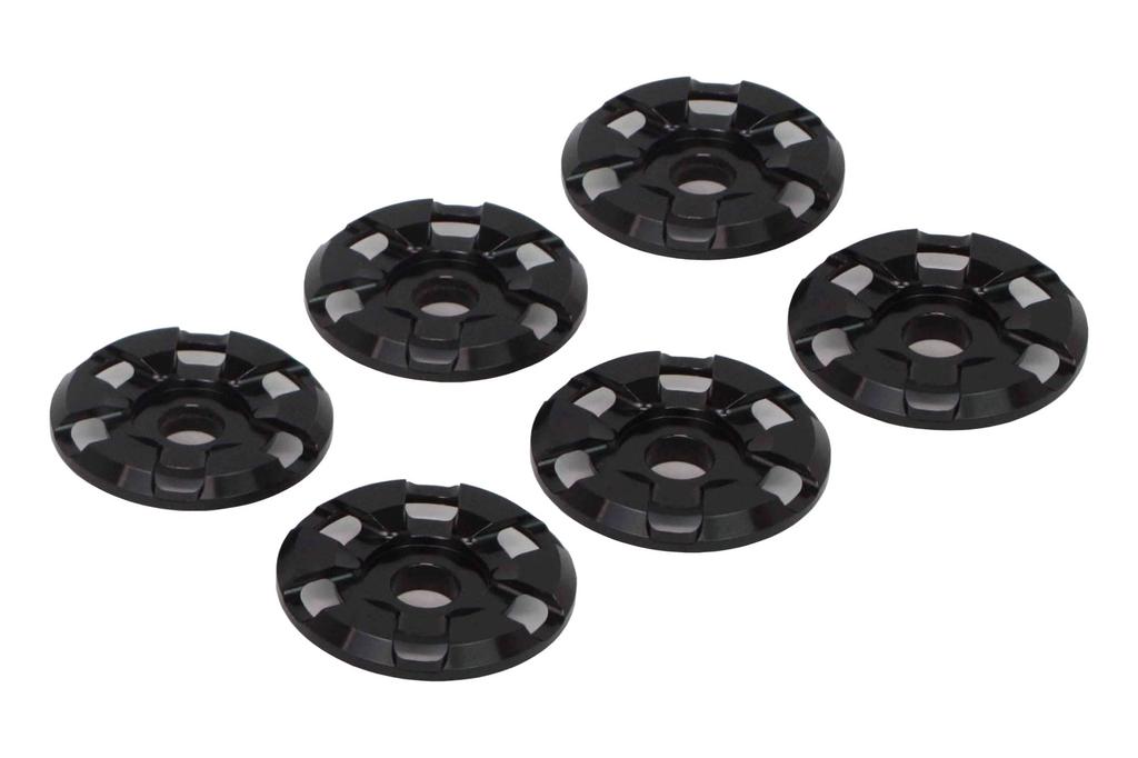 SP TAKEGAWA Machined Aluminum Side Color Black 6 Pieces GROM GROM (JC92)/MSX 09-11-0260