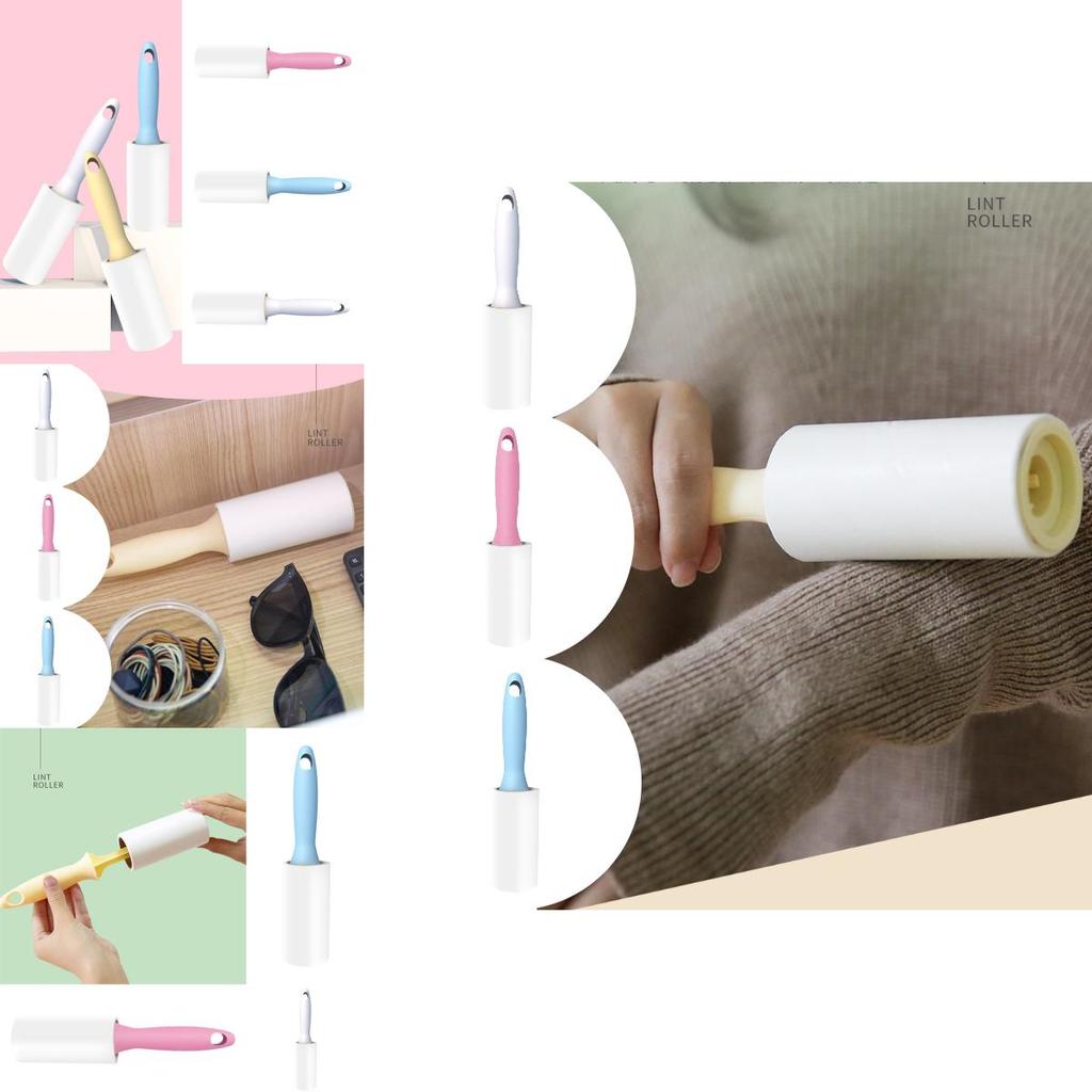 Portable And Efficient Straight Handle Lint Remover With 60 Replacement Sheets