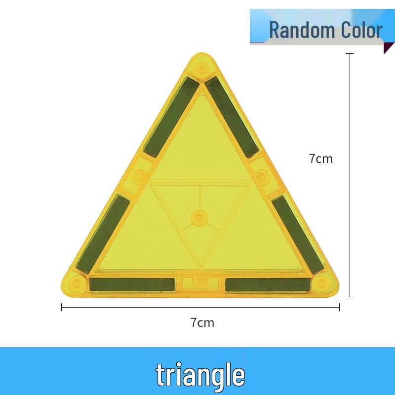 Stained Glass Magnetic Building Blocks for Children - Translucent Toy Set