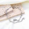 Silver Color Delicate Heart Shaped Bracelet For Women Retro Korean Fashion Love Charms Bracelets Original Party Jewelry Gifts