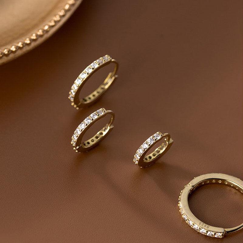 Delicate And Chic Ins Style Ear Bone Earrings Small And Exquisite Suitable For Sensitive Ears