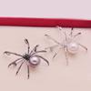 Fashion Personality Black Spider Pearl Brooch Women'S Vintage Brooch Gift Men'S And Women'S Accessories