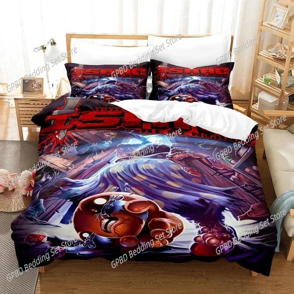 Luxury  New 3D Print Game The Binding of isaac Bedding Set Single Twin Full Queen King Size Bed Set Teenager Bedroom Sheet sets