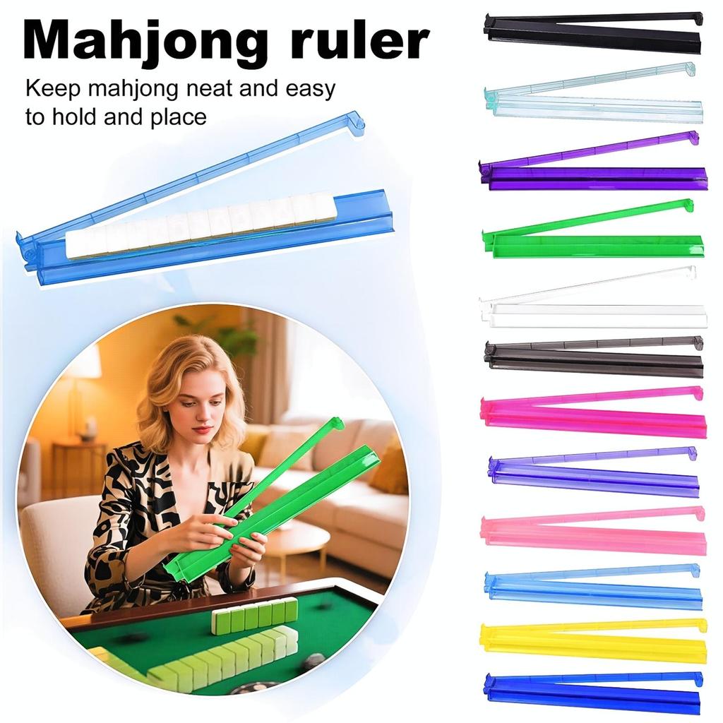 Mahjong Stand With Push Rod, Colorful Acrylic American Mahjong Tile Stand, Imported Modern Mahjong Stand, Built-in Push Rod