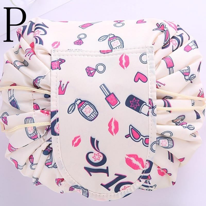 

Портативная женская косметичка-органайзер на шнурке, большая вместительная модная дорожная косметичка для макияжа