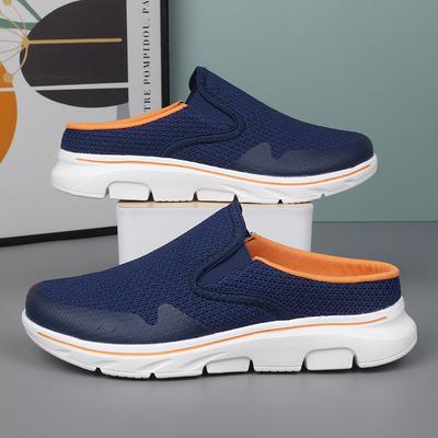 35-48 Herren/Damen Hausschuhe Herren Halbschuhe Sommer Mesh Meter-atmungsaktiv Herren Schwarz Mueller Schuhe