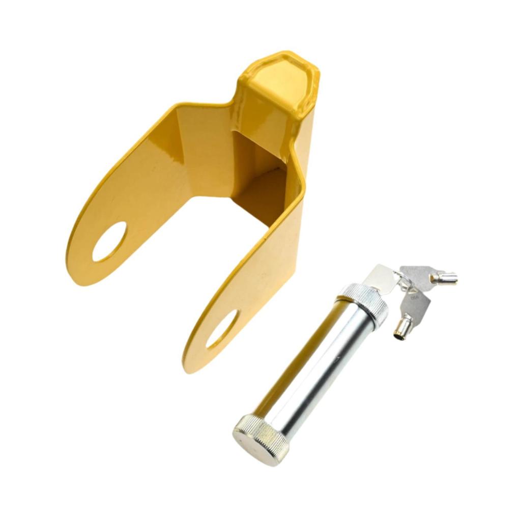 Durable Metal Trailer Hitch Lock Adjustable Safety Pin Set Secure Coupler Lock for RV Car Boat Travel Trailer Accessories
