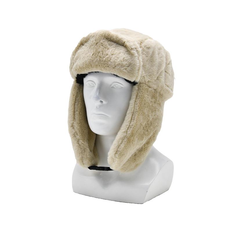 

Осенне-зимняя теплая шапка Lei Feng, плюшевая теплая шапка-шарф, универсальная спортивная осенне-зимняя плюшевая шапка average size (56-58cm) света кофе