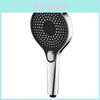Modern Plastic Handheld Shower Head With Pressure Boost For Home Bathroom Use