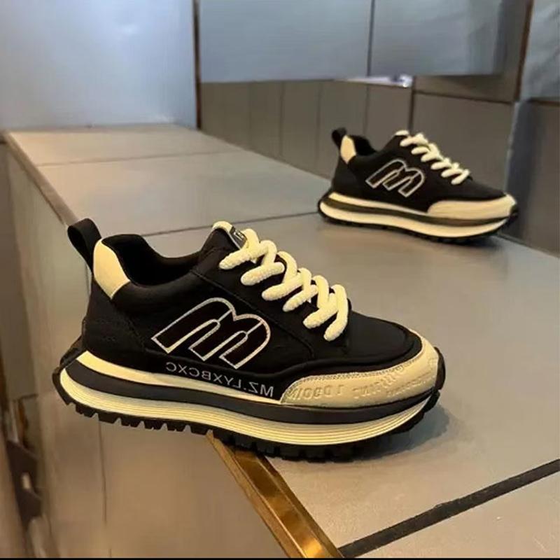 Casual men's shoes platform sneakers, four colors