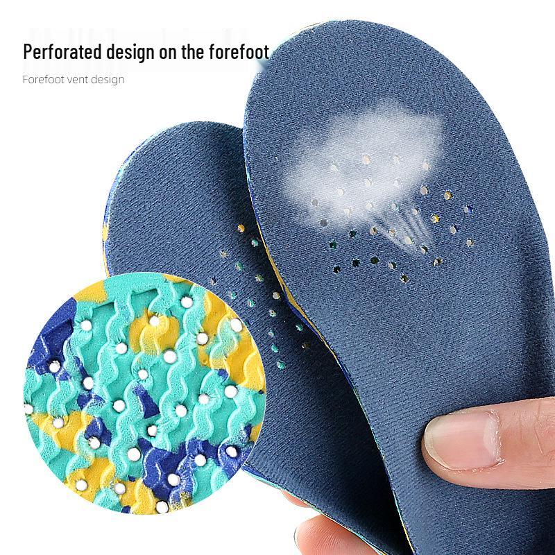 Velvet Camouflage Kids' Orthopedic Arch Support Insoles for Pronation