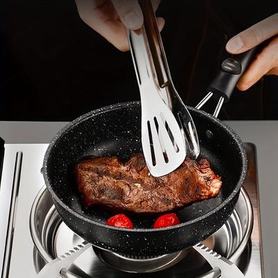 12cm Mini Portable Camping Cooking Steak Frying Pan Nonstick Frying Egg Pan  Omelet Pan Gas Stove Induction Hob Kitchen Cookware