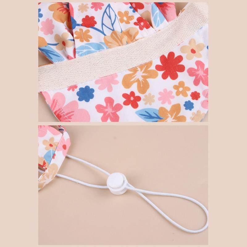 Outdoor Pet Sun Hat Sun Blocking Design Lightweighted Polyester Summer Hat For Dogs Kitten Ventilated Ear Space