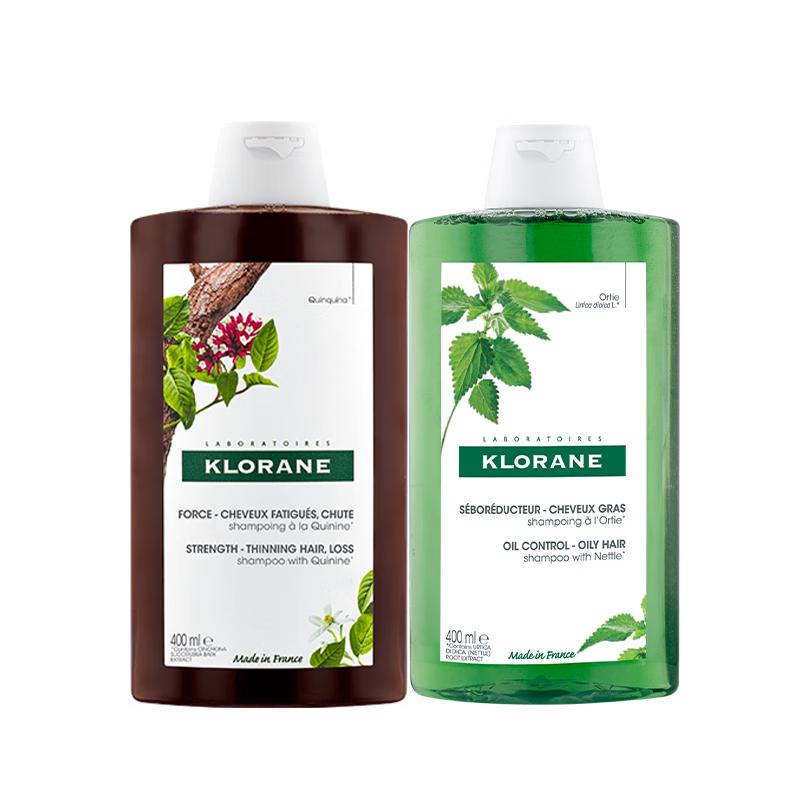Klorane Cinchona Anti-Hair Loss & Oil Control Shampoo Duo Set