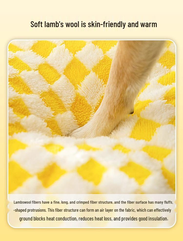Cozy All-Season Dog & Cat Bed: Warm, Removable, Washable Cushion