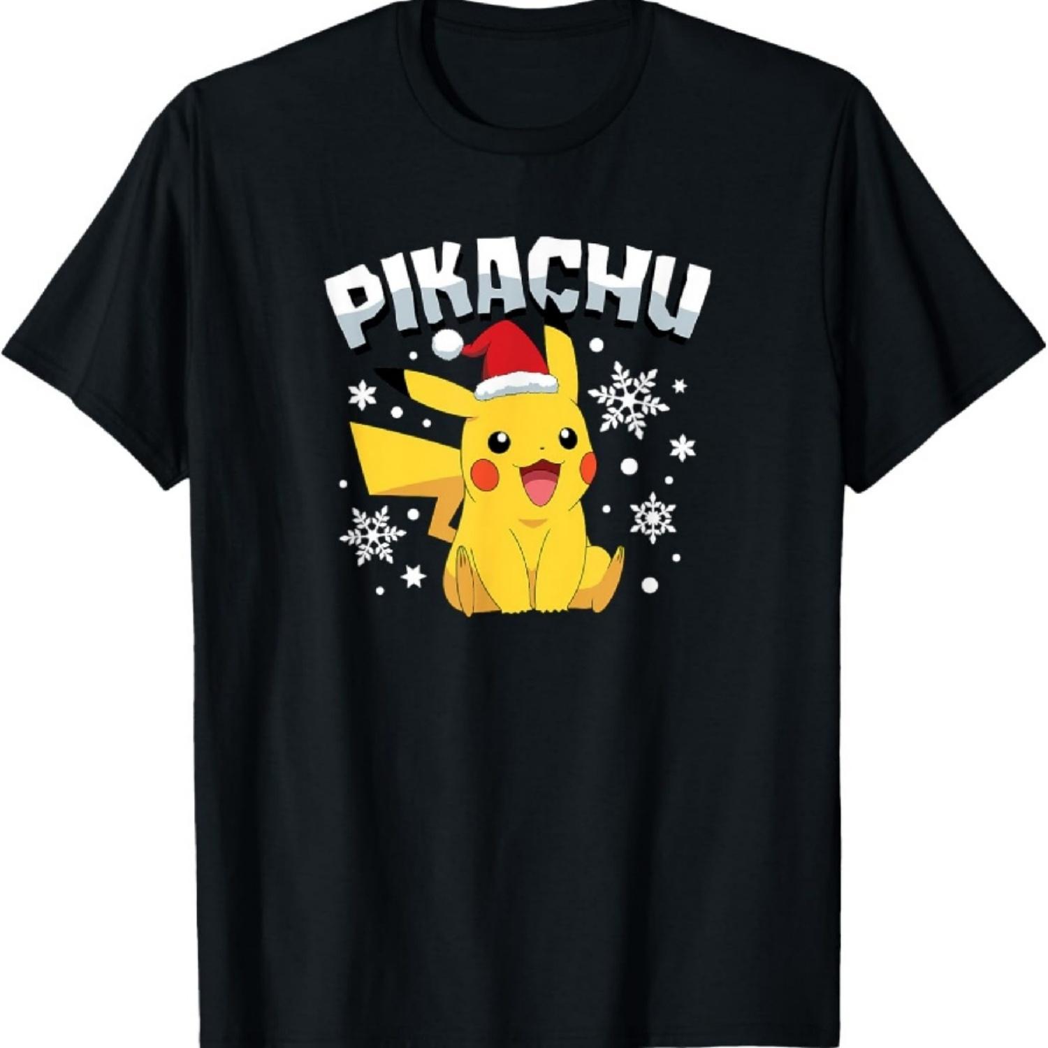 Pokémon - Футболка Пикачу в шляпе S чёрный
