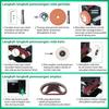 7 Speed Multifunctional Belt Sander Adjustable Vertical Belt Sanding Polishing Machine Small Desktop Grinder