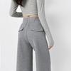 Uncle Radish Ant Waist Sweatpants Women's Autumn and Winter High Waist Loose Straight Wide Leg Pants Versatile Casual Lulu Sweatpants