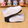 Adjustable Double-Layer Shoe Rack - Space-Saving Plastic Holder for Home and Living Room Storage