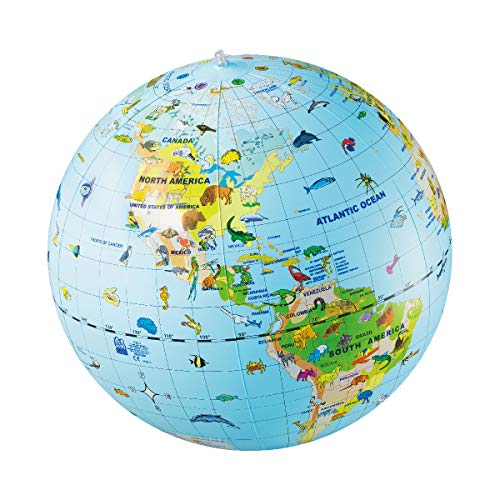 BorneLund Caly Planet Ball Animal Continent 50cm (Ages 4 and Up) CY049B