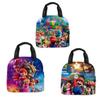 3d New Super Mario Lunch Bag For Kids, Portable And Stylish, Purple/blue/green Colors