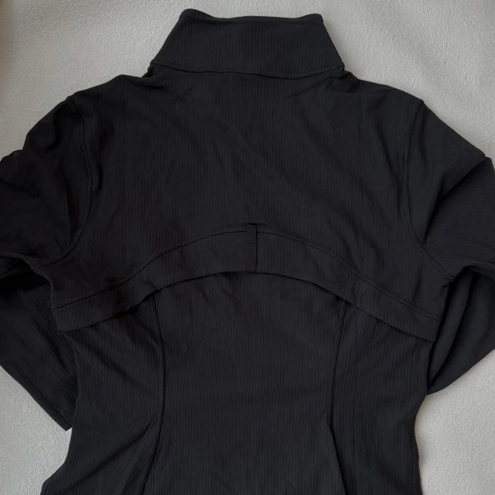 Giacca da Yoga Lulu-x da Donna, Vestibilità Aderente, Manica Lunga, con Zip e Collo Alto