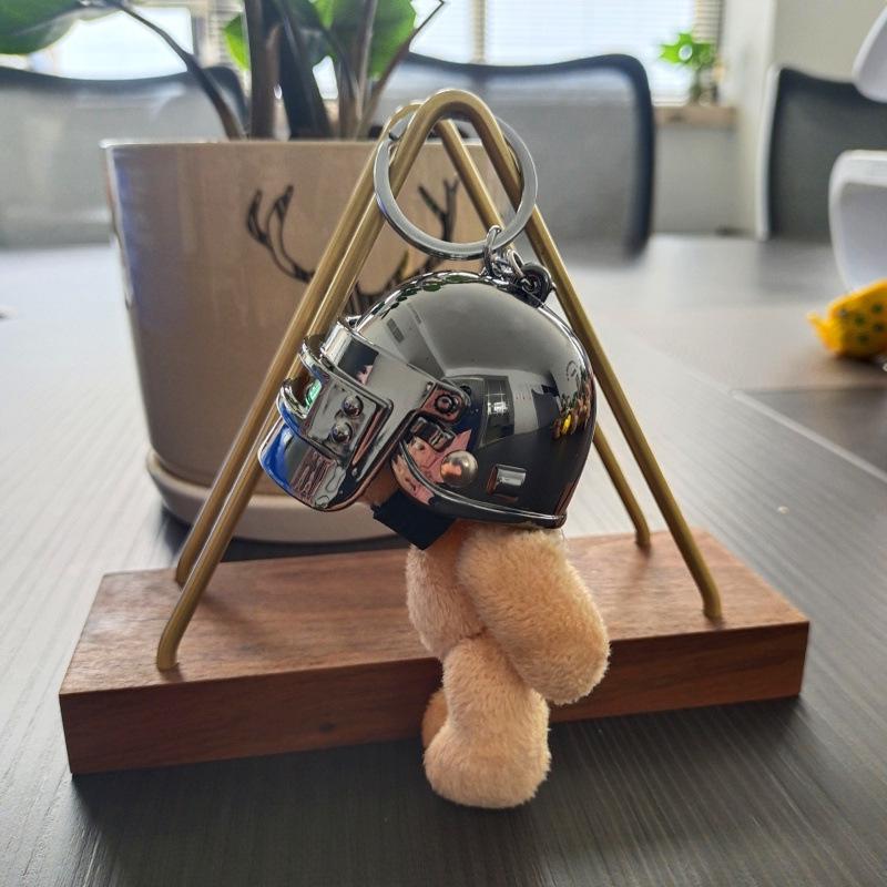 Mecha Cartoon Helmet Keychain