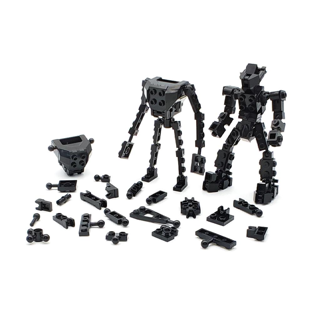 Kreativní MOC Stavebnicové Příslušenství Spojovací Kloubové Kuličkové Částice, Díly Rámů Mecha pro DIY, Kompatibilní s Známými Značkami