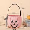 Flexible Ghost Plush Bag Handheld Pumpkin Candy Bucket Halloween Candy Bag  Dessert Making