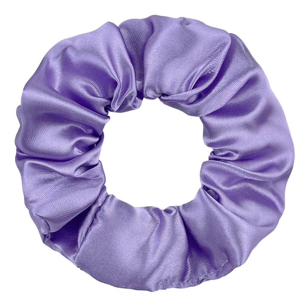5 Stück Trendige Weinfarbe Satin Scrunchies Damen Niedliche Haarschmuck Mädchen Lila Violett Serie Scrunchies Elastische Haargummis