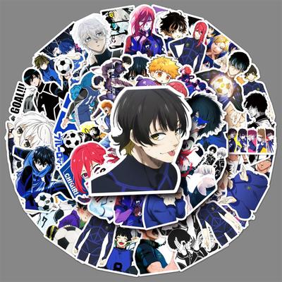50 Adesivi Anime Blue Lock Graffiti - Decorazione Impermeabile per Valigia e Custodia del Telefono