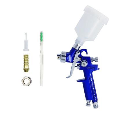 Profesionální Mini Vzduchová Stříkací Pistole Airbrush, Kapacita 100 ml, Miniaturní Airbrush H-2000, Šroubovací Vstup 1/4", Tryska 0,8 mm/1,0 mm