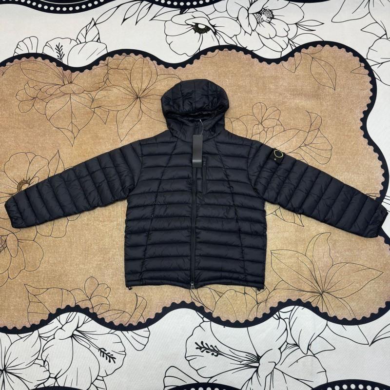 Mens Lightweight Quilted Hooded Padded Jacket Casual Warm Winter Outerwear