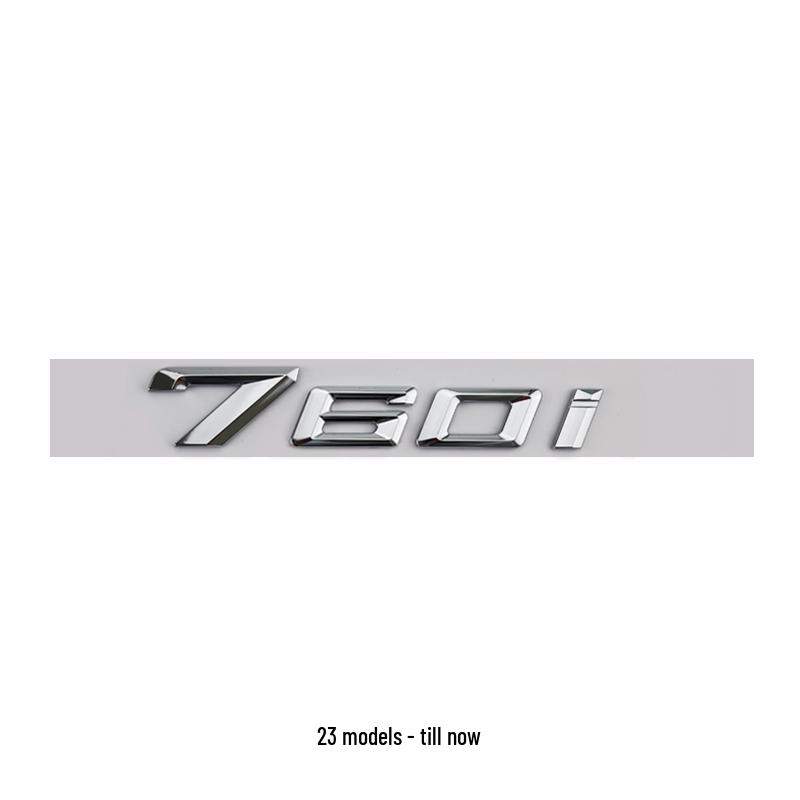 BMW 7er Modell 23 Heckemblem Aufkleber (740Li, 730Li, 750Li, 760Li)