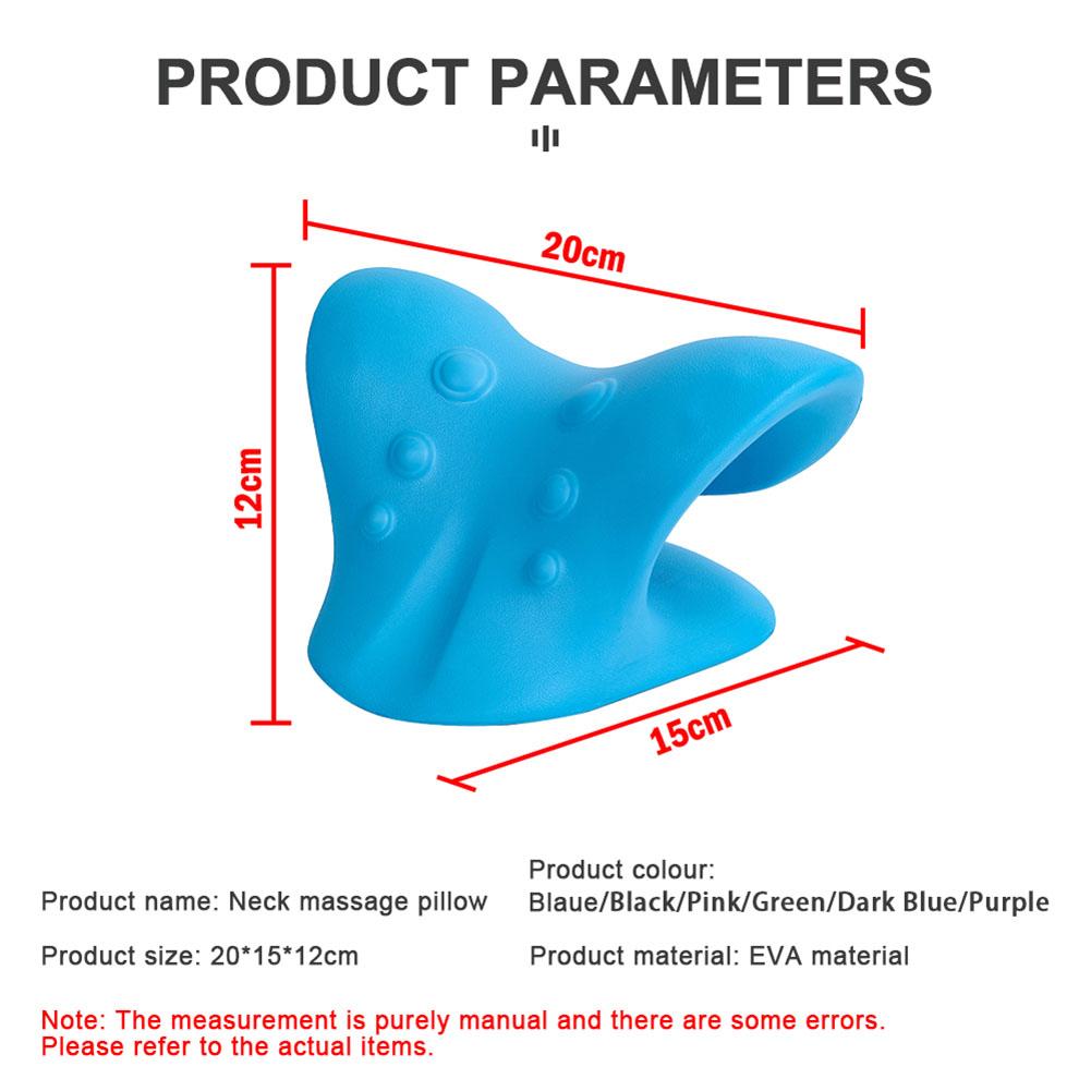C-type Neck Massage Pillow Neck Shoulder Stretcher Cervical Traction Device Healthy Sleep Tools For Pain Relief