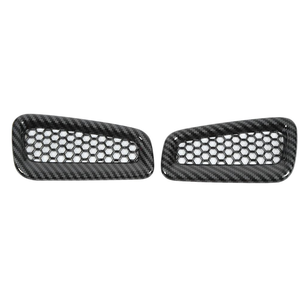 2pcs Dash Side Air Vent Cover Carbon Fiber Style ABS Wearproof Replacement for Civic 11th 2022