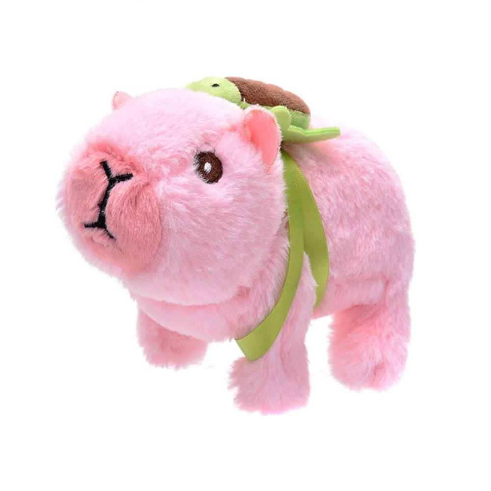 Simulation Plush Electric Capibala Doll Can Bark Electric Capibala Plush Toy Creative   Birthday