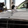 AABIC1 Mercedes Benz emblem Star Bonnet Car Hood Front Chrome Logo for Mercedes E S Class w204 w211 w205 W212 w203 w213 accessories