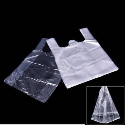 55 Stück 24*32Cm Plastik T-Shirt Einzelhandel Einkaufen Supermarkt Taschen Henkel Verpackung,